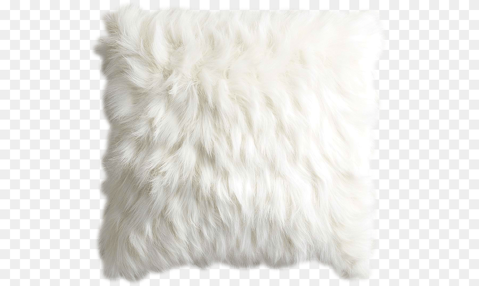 Oversized Ivory Faux Fur Eyelash Pillow, Cushion, Home Decor, Animal, Bear Free Transparent Png