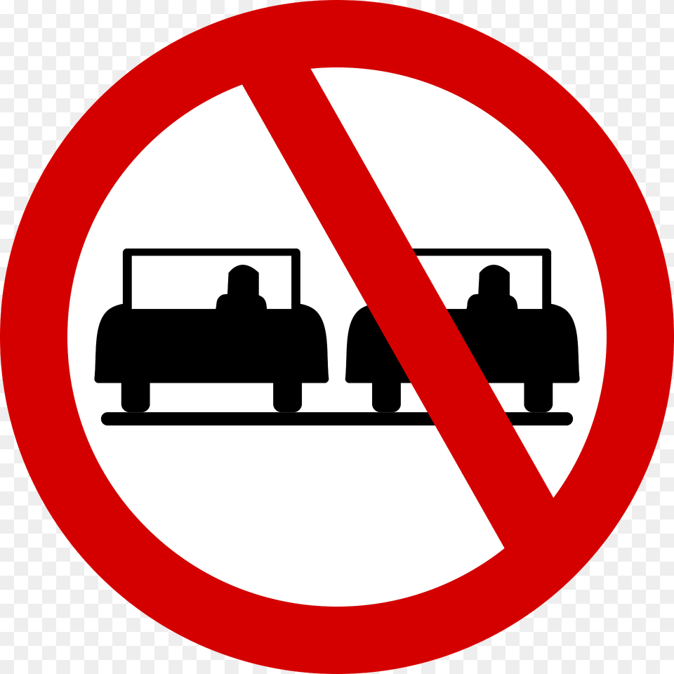 Overtaking Permitted Sign In Indonesia Clipart, Symbol, Road Sign Free Png