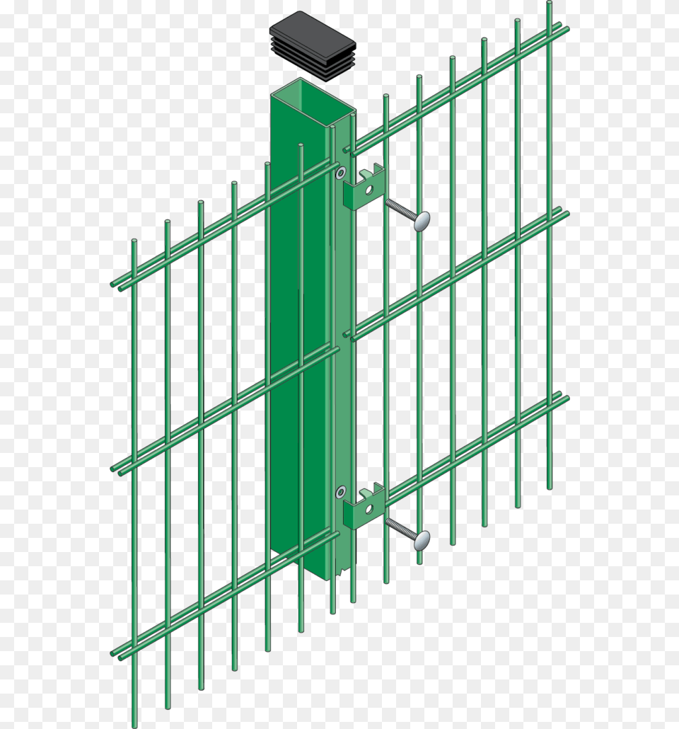 Overview Fence Double Wire, Gate Free Png