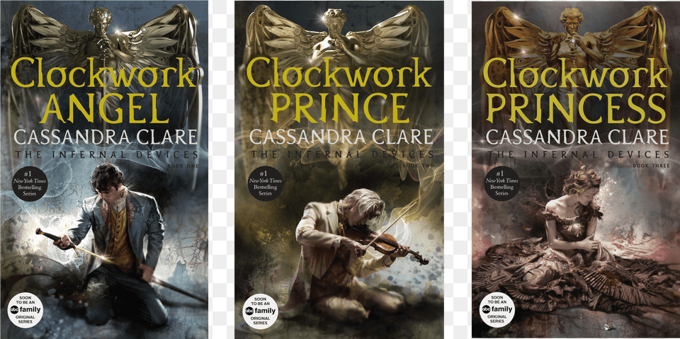 Overview From Clockwork Angel Infernal Devices Complete Collection, Book, Publication, Adult, Person Free Png Download