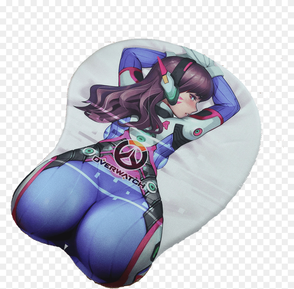 Overwatch 3d Mouse Pad With Silicone Wrist Rest Car Seat, Swimwear, Clothing, Adult, Person Free Png Download