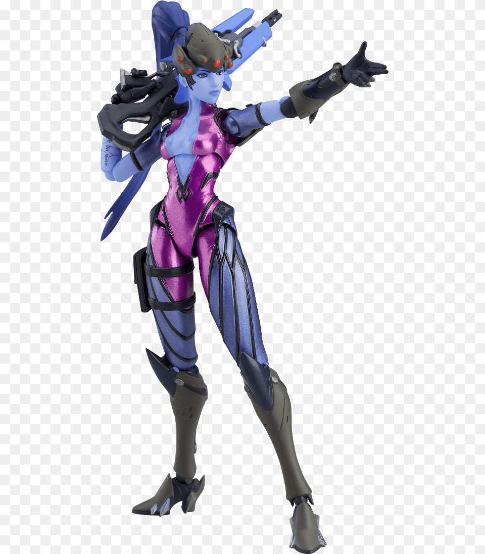 Overwatch Action Figures Widow, Book, Comics, Publication, Clothing Free Png