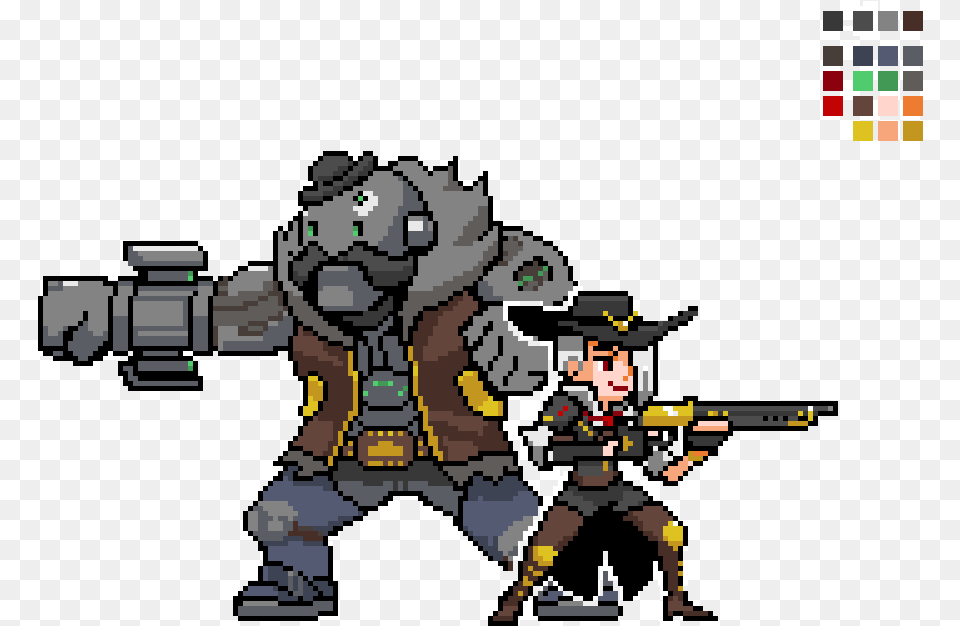 Overwatch Ashe Pixel Spray, Baby, Person Free Transparent Png