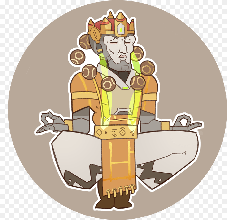 Overwatch Cartoon Dzenyatta Kitajskij Novij God, Face, Head, Person, Art Png Image