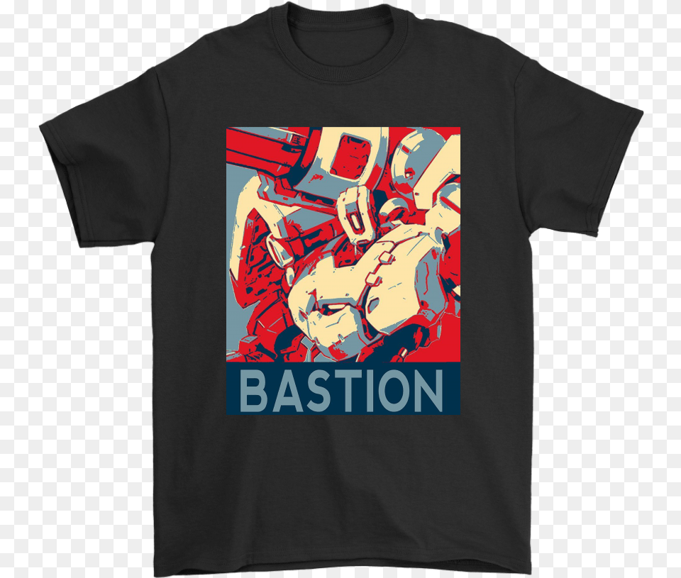 Overwatch Character Bastion Hope Poster Style Shirts World Series Baseball Shirts, Clothing, T-shirt, Shirt, Adult Free Png Download