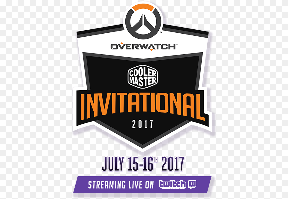 Overwatch Cooler Master Invitational Announced With Cooler Master, Advertisement, Poster, Logo, Scoreboard Png