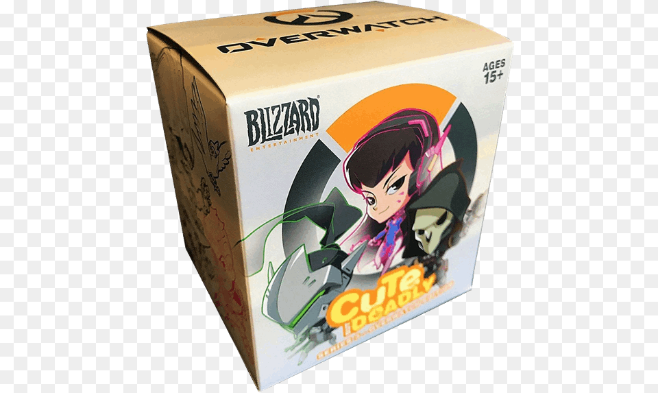 Overwatch Cute But Deadly Box, Cardboard, Carton, Person, Adult Free Transparent Png