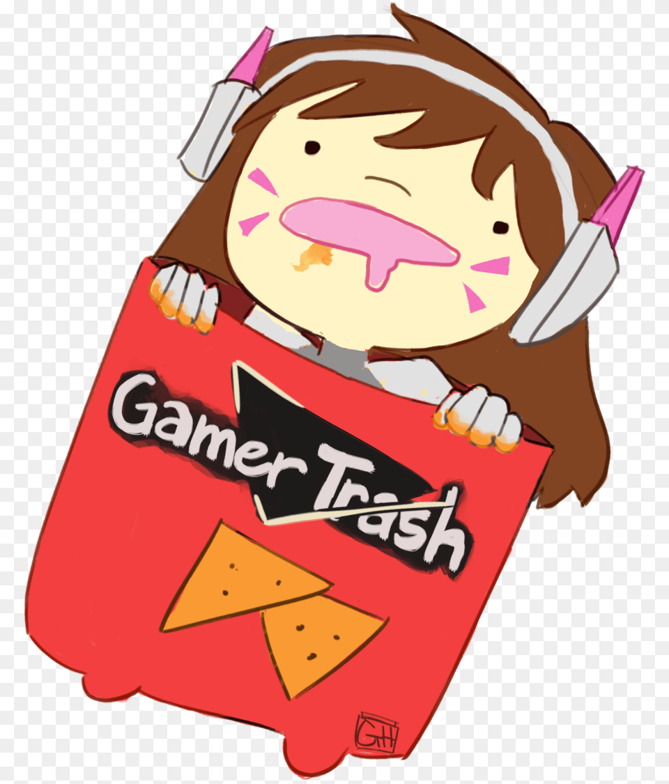 Overwatch D Dva Sticker, Baby, Person, Face, Head Png