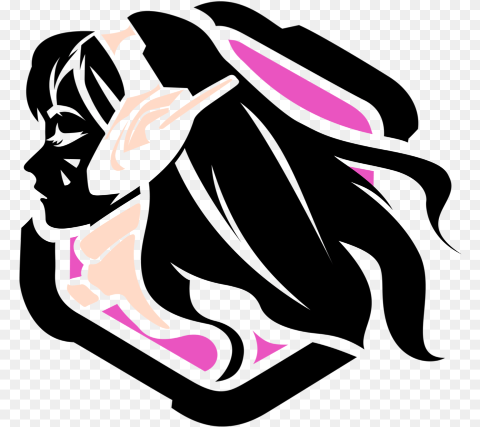 Overwatch D Transparent D Va Spray, Person, People, Knife, Weapon Png