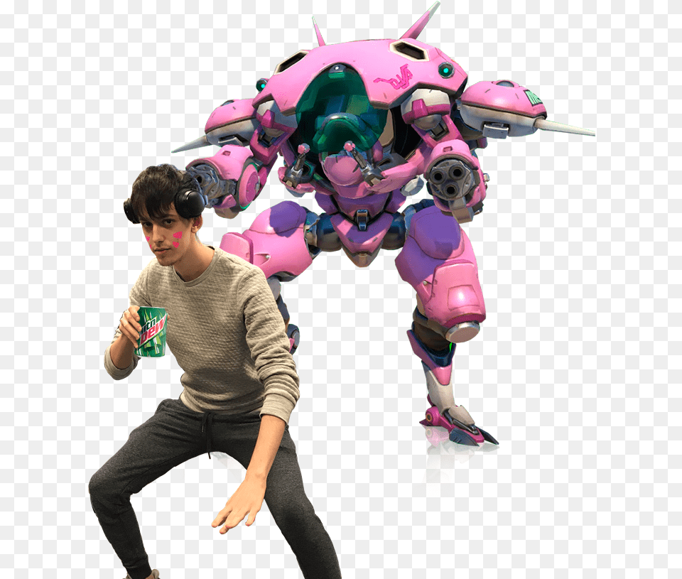 Overwatch D Va Mecha, Boy, Child, Male, Person Free Png