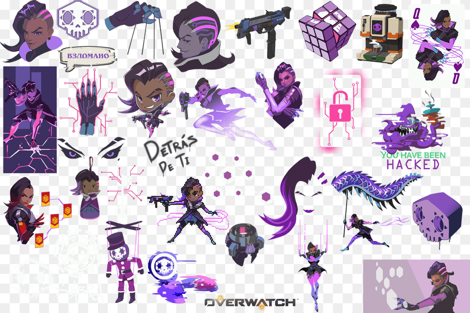 Overwatch D Va X Sombra Png