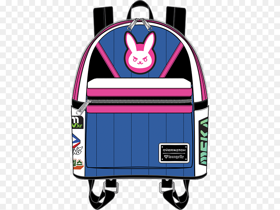 Overwatch Dva Mini Backpack Apparel, Bag, Accessories, Handbag, First Aid Png