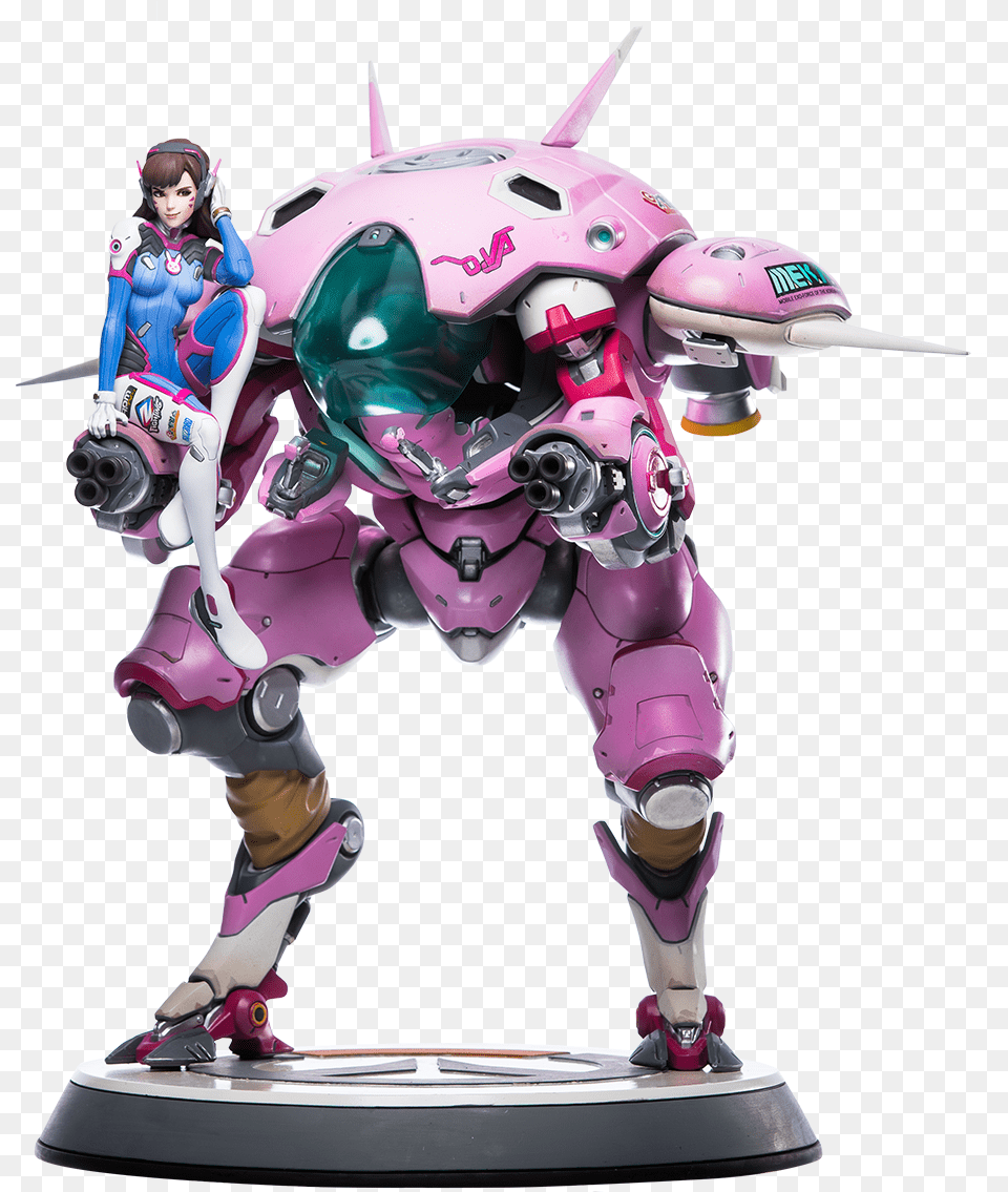 Overwatch Dva Statue, Toy, Adult, Person, Woman Free Png Download