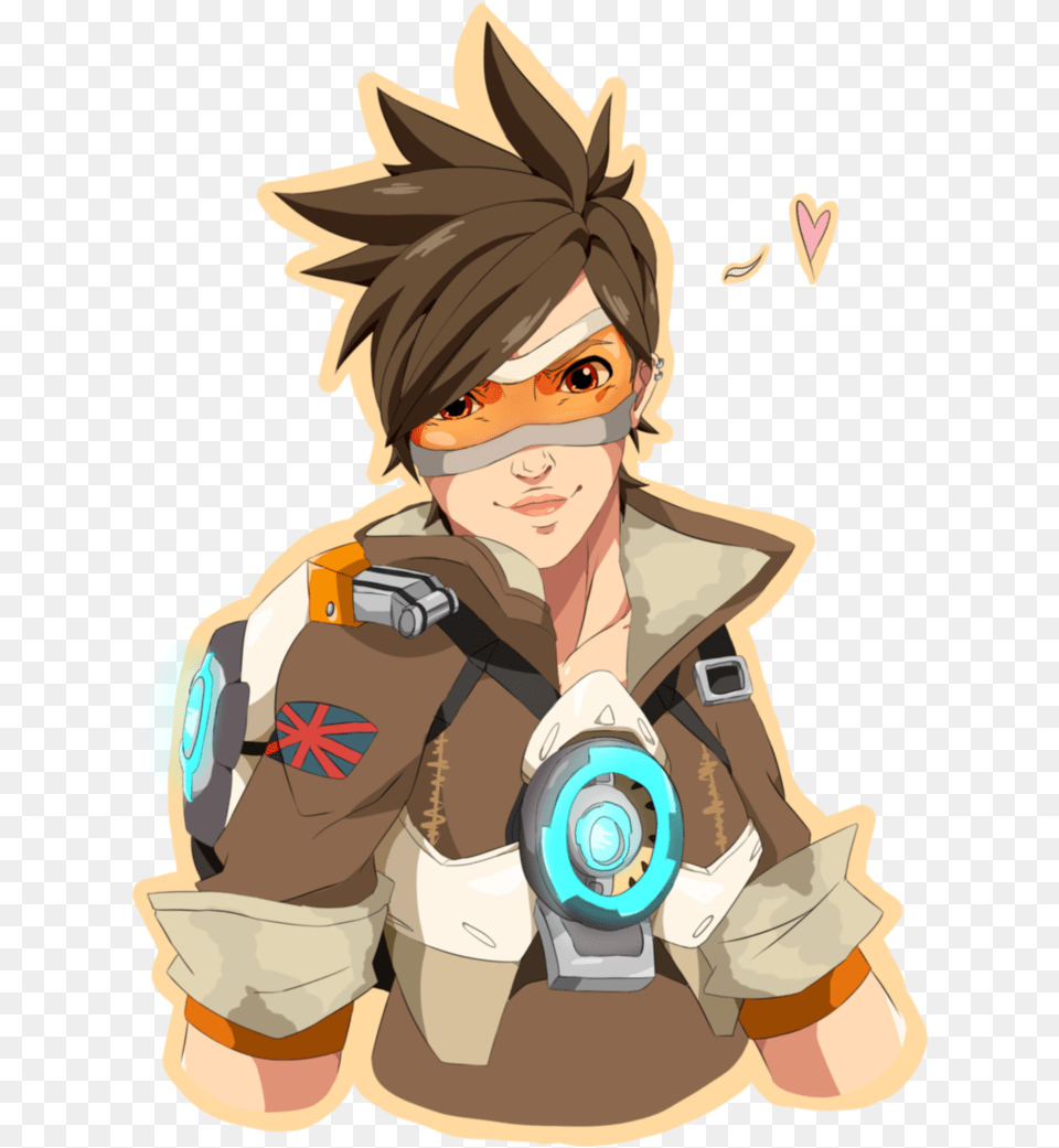 Overwatch Fan Art Tracer Tracer Overwatch Fan Art, Book, Comics, Publication, Baby Free Transparent Png