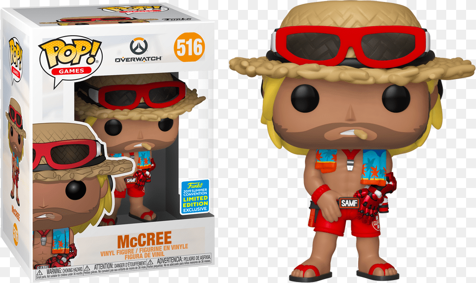 Overwatch Funko Pop Mccree, Accessories, Sunglasses, Person, Baby Png