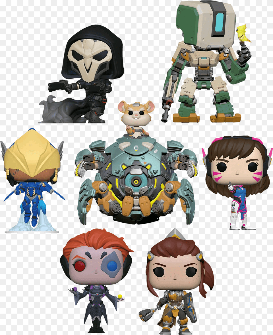 Overwatch Funko Pop Overwatch Wrecking Ball, Toy, Baby, Person, Adult Png Image