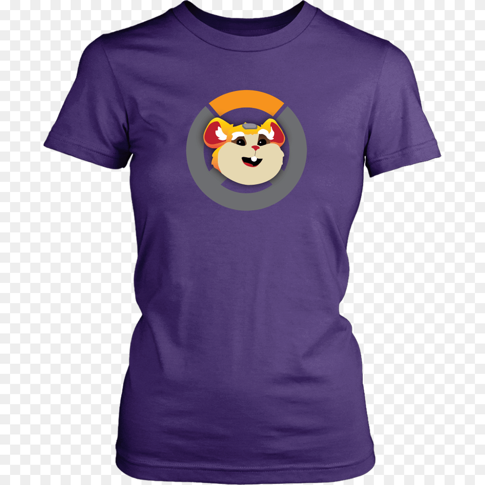 Overwatch Hammond The Wrecking Ball Womens T Shirt Hangry Gamer, Clothing, T-shirt, Face, Head Free Png