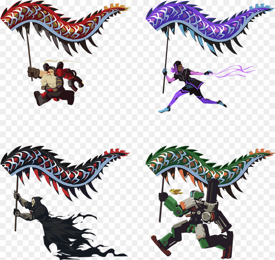 Overwatch Hanzo And Genji Funny, Person, Baby, Animal, Dinosaur Free Transparent Png
