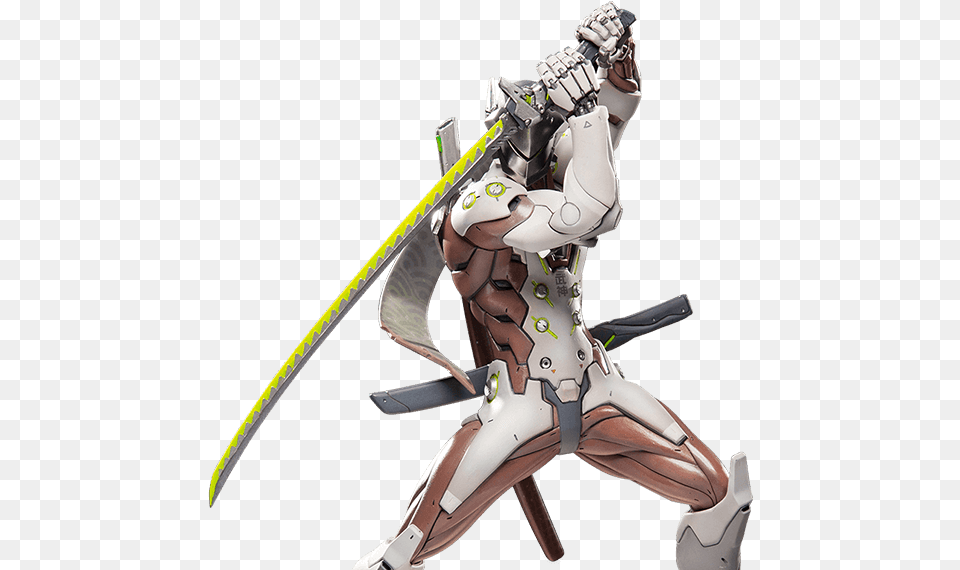 Overwatch Hanzo Statue, Sword, Weapon, Adult, Female Free Transparent Png