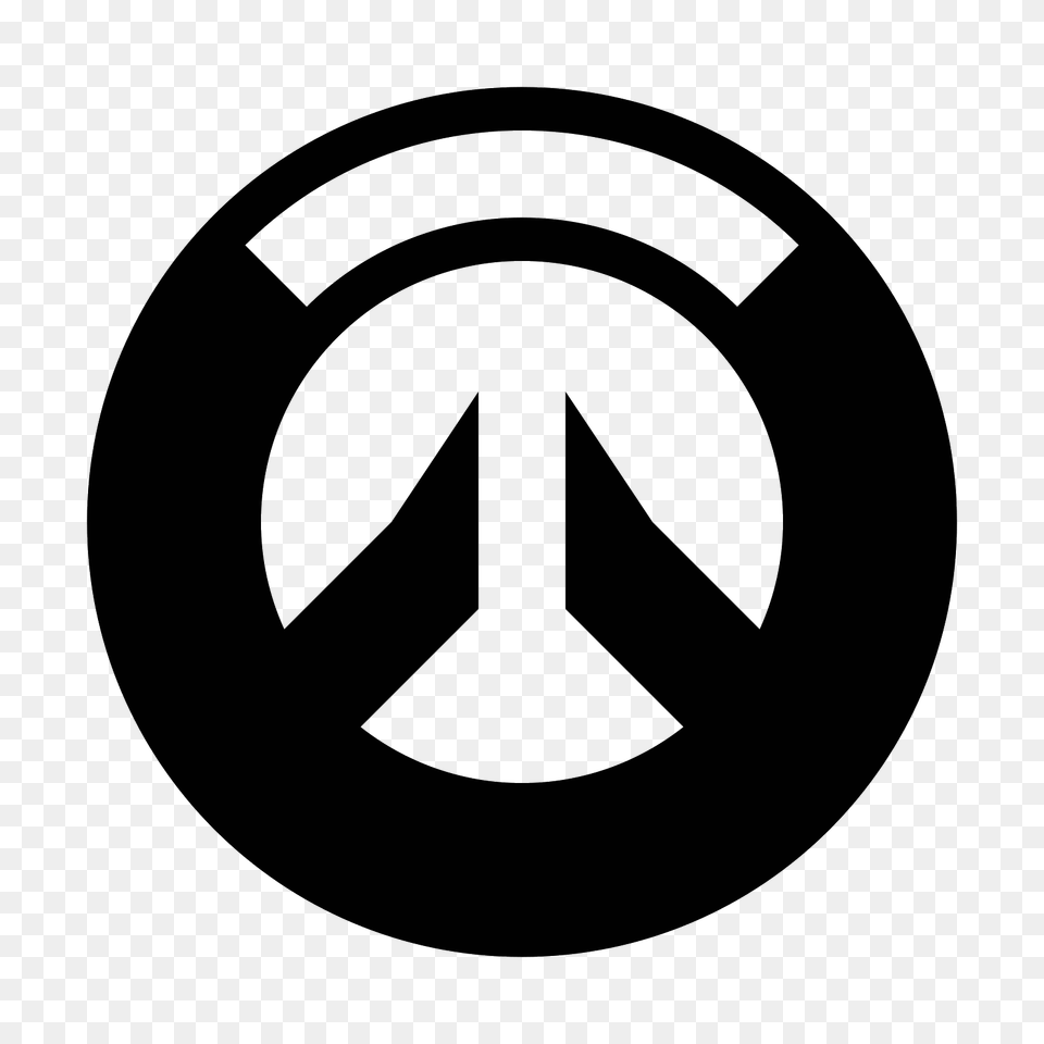 Overwatch Icon, Gray Free Png