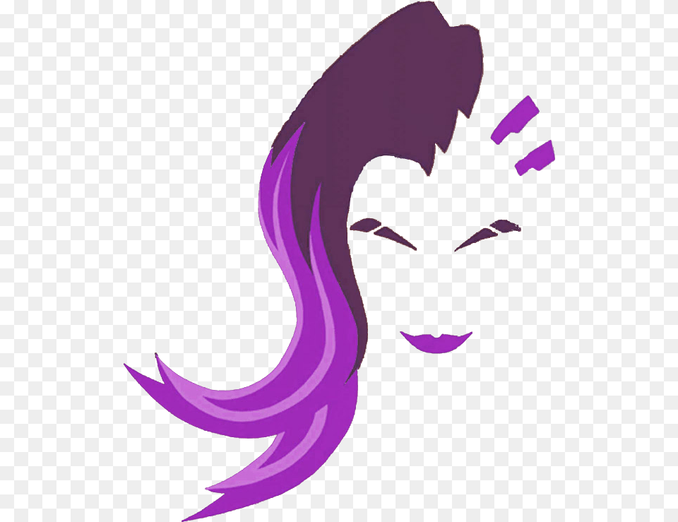 Overwatch Icons Overwatch Sombra Icon, Purple, Art, Graphics, Face Png Image