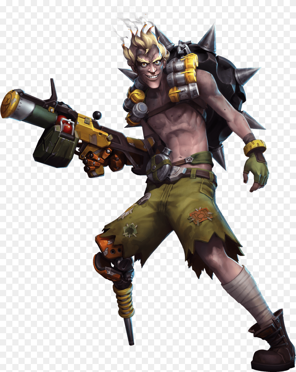 Overwatch Junkrat Vector Transparent Stock Overwatch Character Junk Rat, Clothing, Costume, Person, Adult Free Png