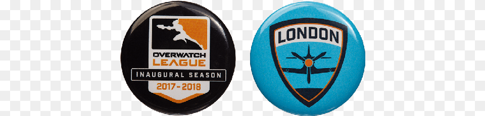 Overwatch League Button Set Overwatch League Logo Tote Bag, Badge, Symbol, Ball, Rugby Free Transparent Png