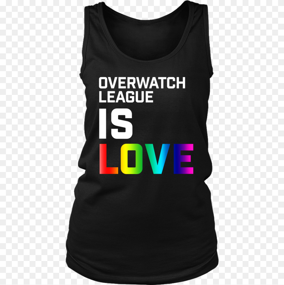 Overwatch League Is Love Shirt Active Tank, Clothing, T-shirt, Tank Top, Person Png