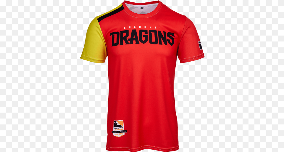 Overwatch League Starter Home Jersey Shanghai Dragons Jersey, Clothing, Shirt, T-shirt Png Image