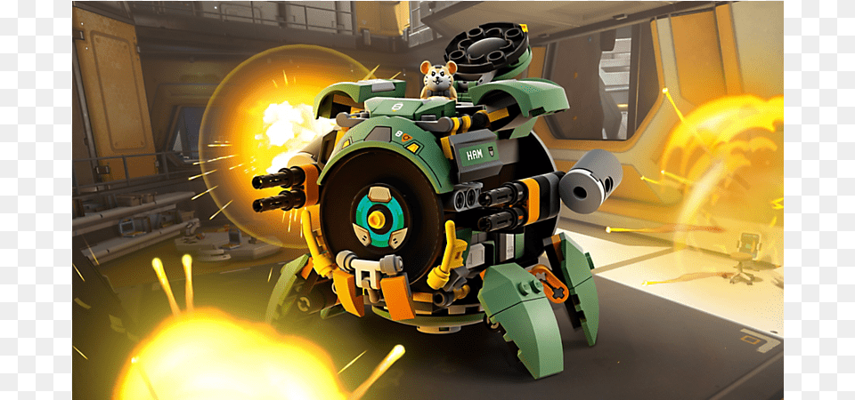 Overwatch Lego Wrecking Ball, Robot Png Image