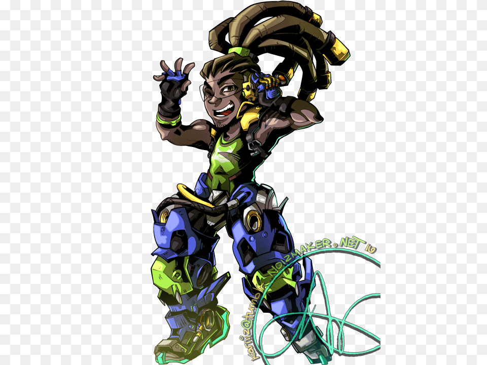 Overwatch Lucio Digital Art Paint Tool Sai, Baby, Person, Face, Head Png