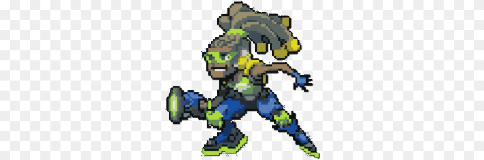 Overwatch Lucio Pixel Spray, Boy, Child, Male, Person Free Png Download