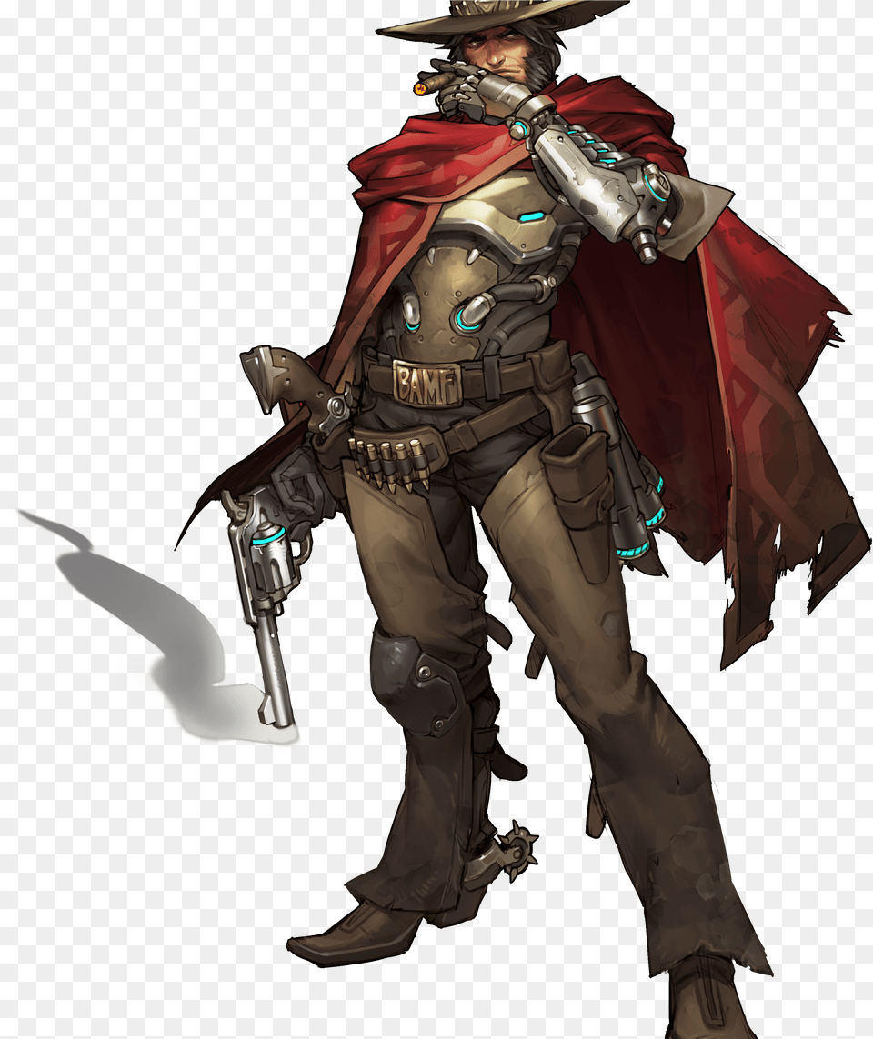 Overwatch Mccree, Adult, Male, Man, Person Png Image