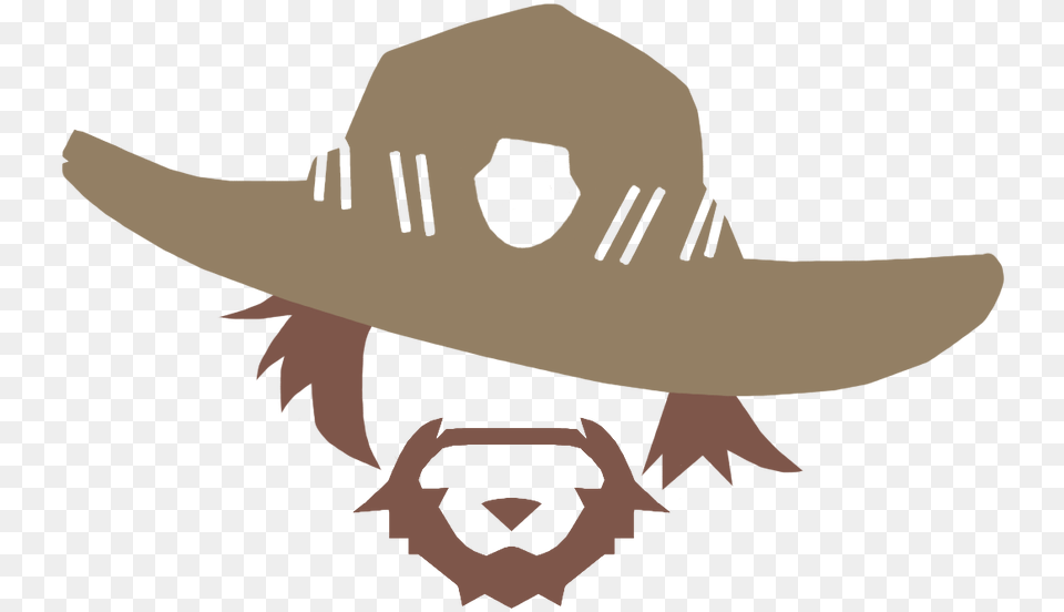 Overwatch Mccree Icon, Clothing, Hat, Sun Hat, Cowboy Hat Free Png