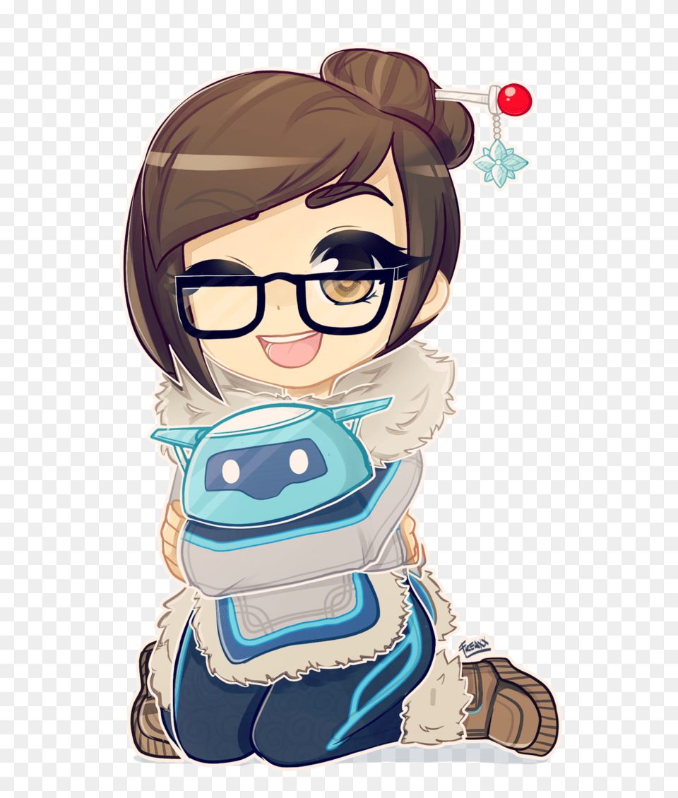 Overwatch Mei, Book, Comics, Publication, Baby Png Image