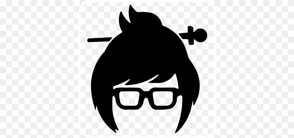 Overwatch Mei Mei Icon, Accessories, Glasses, Stencil, Animal Free Png Download