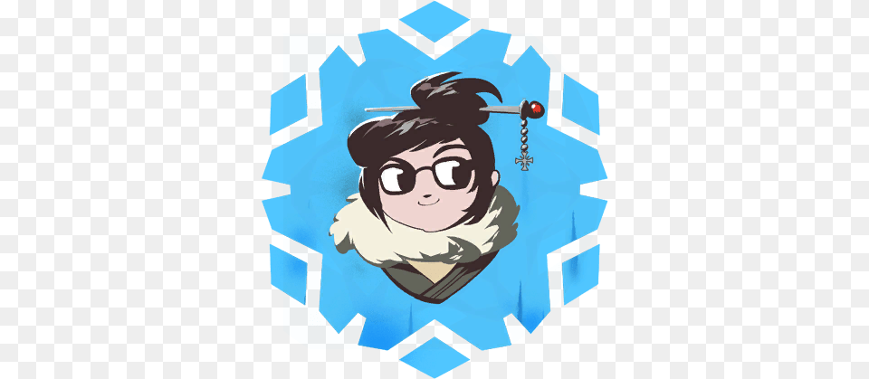 Overwatch Mei Mei Logo Overwatch, Adult, Person, Man, Male Png Image