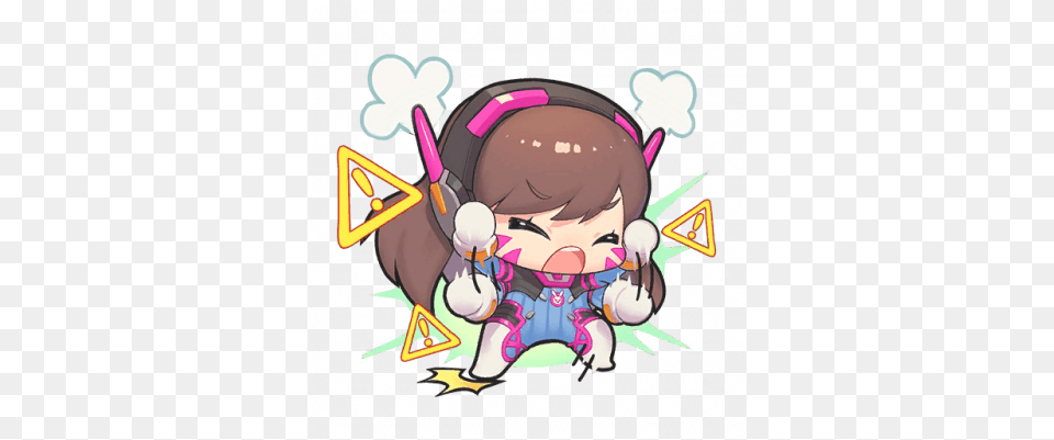 Overwatch Memes Edits Reaction Images And Other Lensdump D Va Hearts, Book, Comics, Publication, Baby Free Png Download
