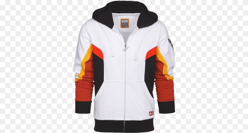 Overwatch Mercy Character Hoodie Mercy, Clothing, Coat, Jacket, Knitwear Free Png