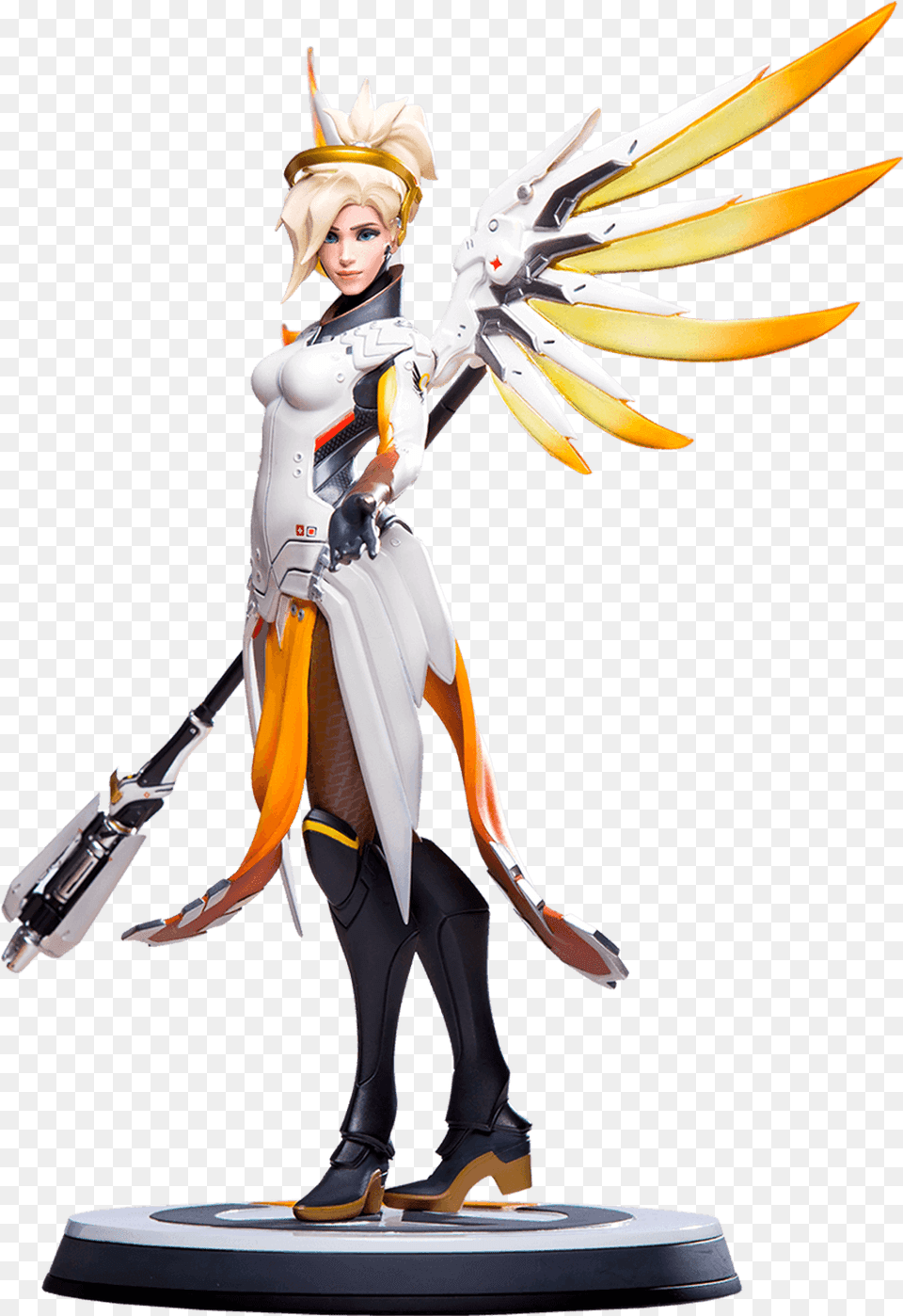 Overwatch Mercy Figure, Book, Clothing, Comics, Costume Free Transparent Png