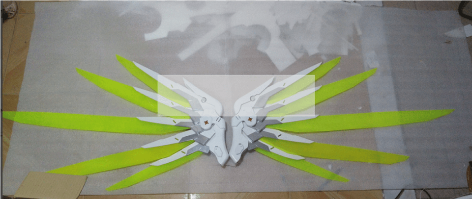 Overwatch Mercy Guardian Angel Cosplay Wings Buy Overwatch Mercy Wings Guardian Angel Cosplay Replica, Art, Paper, Origami Free Png Download