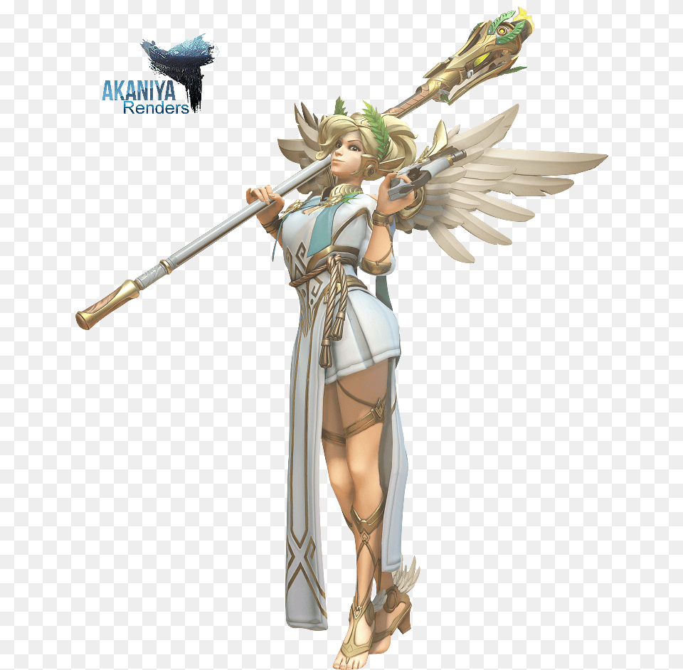 Overwatch Mercy Transparent Overwatch Mercy Winged Victory, Adult, Person, Female, Woman Png