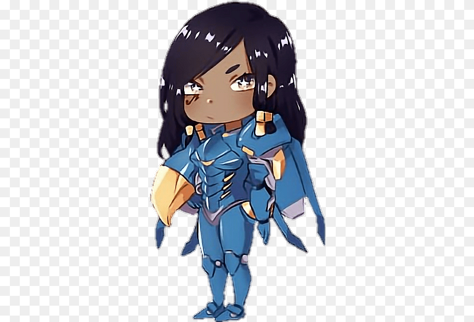 Overwatch Pharah Cute Chibi Sticker By Hanniskywalker Anime Cute Overwatch Pharah, Book, Comics, Publication, Baby Png Image