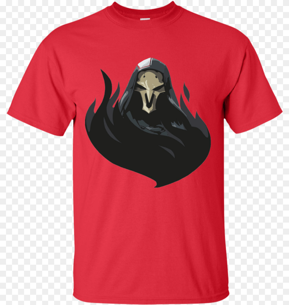 Overwatch Reaper Blossom Spray T Shirt White Sclass T Shirt Hat Little Prince, T-shirt, Clothing, Animal, Vulture Png Image