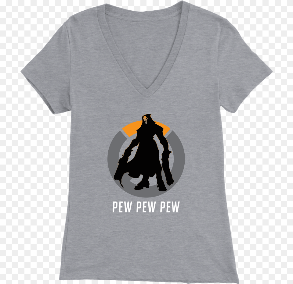 Overwatch Reaper Women39s V Neck T Shirt T Shirt, Clothing, T-shirt, Adult, Male Png