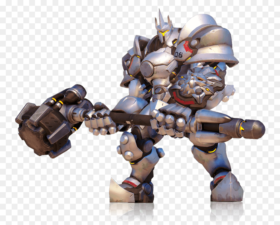 Overwatch Reinhardt, Robot, Toy Png Image