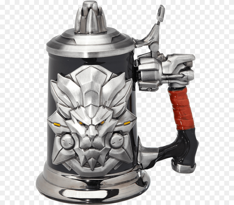 Overwatch Reinhardt Mug, Cup, Stein Free Transparent Png