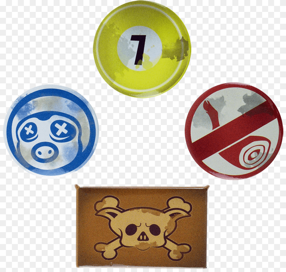 Overwatch Roadhog Button Set Circle, Symbol, Badge, Logo, Animal Free Transparent Png