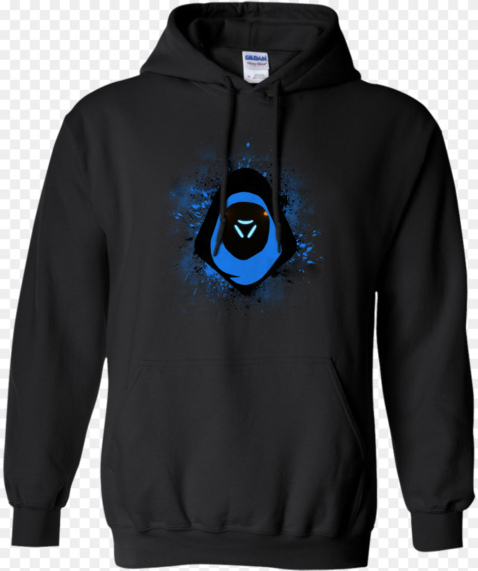 Overwatch Shirt Ana Watching Your Back Watchauto Death Zip Hoodie, Clothing, Hood, Knitwear, Sweater Free Png Download