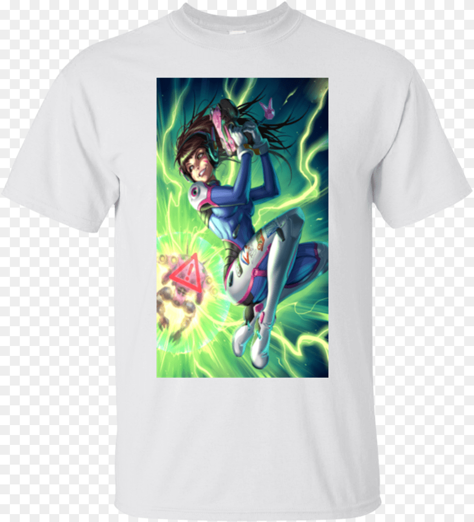 Overwatch Shirts Dva Ultimate Hoodies Sweatshirts, Clothing, T-shirt, Book, Comics Png Image